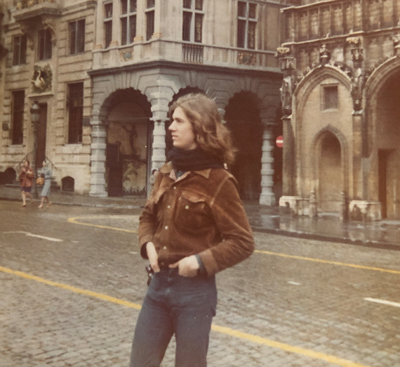 Scott Starbuck stands by his bicycle.